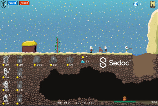 Screenshot z Castle Woodwarf