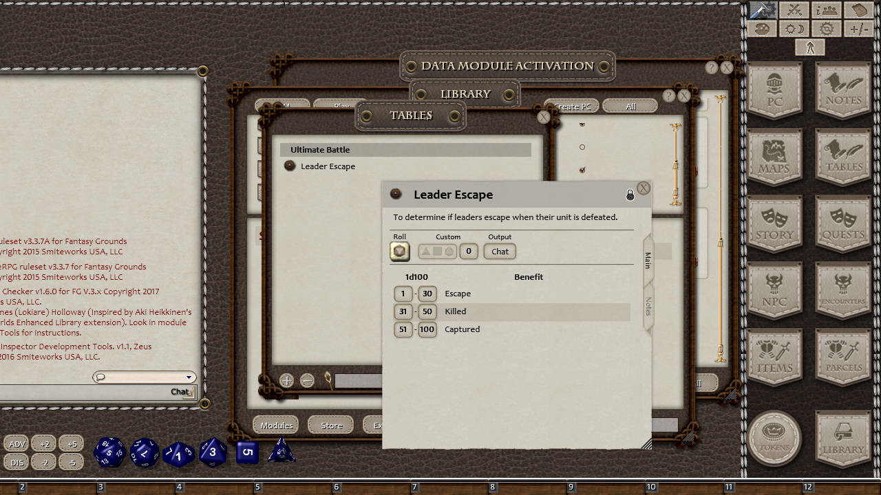 Fantasy Grounds - Ultimate Battle (5E) Featured Screenshot #1