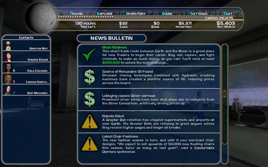 Screenshot z Space Trader: Merchant Marine