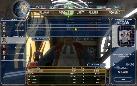 Screenshot z Space Trader: Merchant Marine