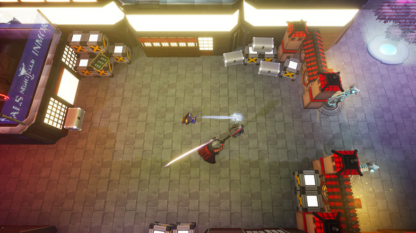 Screenshot z Streets of Neotokio