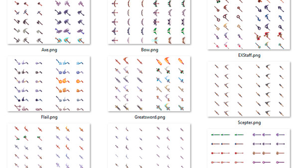 RPG Maker MV - Medieval Fantasy Weapons Pack