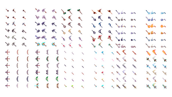 RPG Maker MV - Medieval Fantasy Weapons Pack