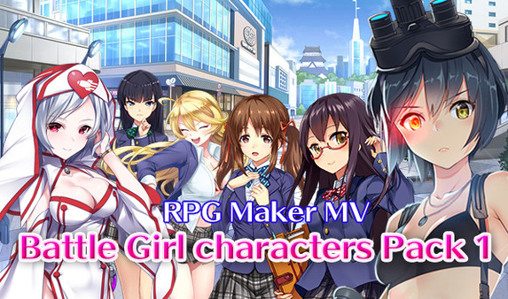 RPG Maker MV - Battle Girl characters Pack 1