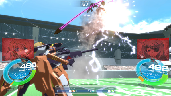 Screenshot z IS<Infinite Stratos> Versus Colors