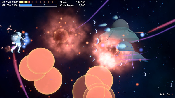 Screenshot z Touhou Multi Scroll Shooting