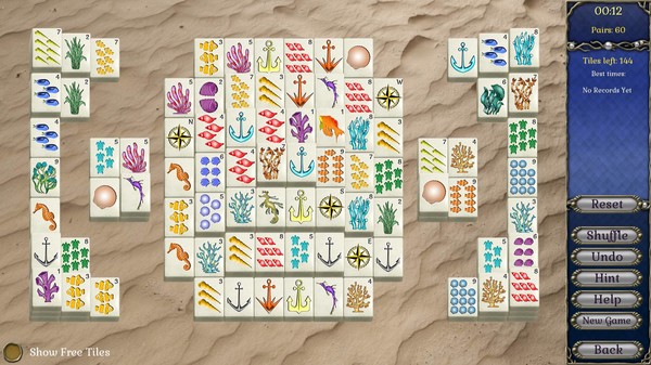 Screenshot z Jewel Match Atlantis Solitaire - Collector's Edition
