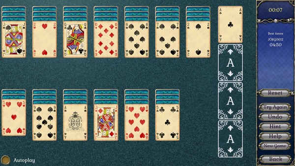 Screenshot z Jewel Match Atlantis Solitaire - Collector's Edition