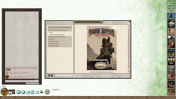 Fantasy Grounds - Deadlands Reloaded: Hell on Earth Companion (Savage Worlds)