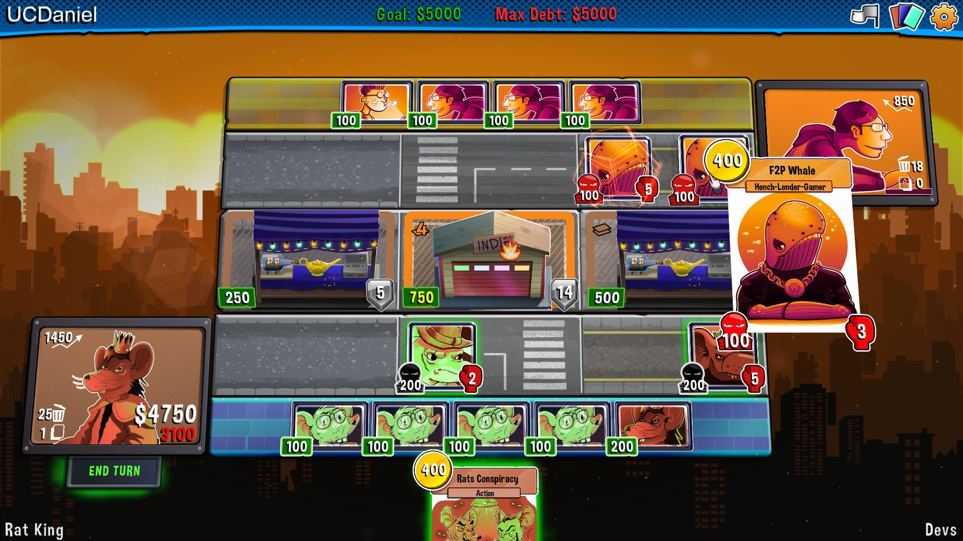 #4. Urban Cards (Steam) بواسطة: Hues Games