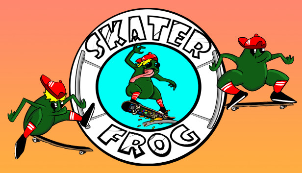 dorublog | カエルのスケボーゲーム Skater Frog 横スクロールアクション 開発元: Gnarvana Studios パブリッシャー: Gnarvana Studios steam PC Review レビュー