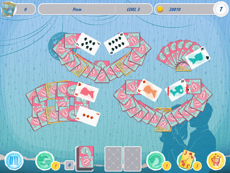 Screenshot z Solitaire Match 2 Cards. Valentine's Day Screenshot z Solitaire Match 2 Cards. Valentine's Day