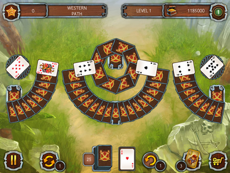 Screenshot z Solitaire Legend of the Pirates