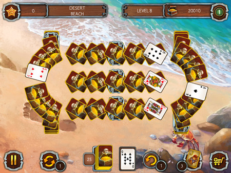 Screenshot z Solitaire Legend of the Pirates