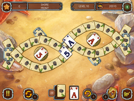 Screenshot z Solitaire Legend of the Pirates