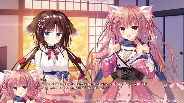 Screenshot z NEKO-NIN exHeart 3