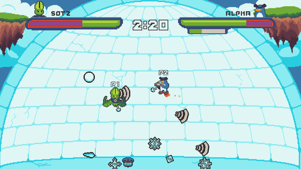 Screenshot z Floaty Fighters