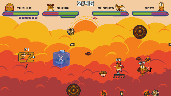 Screenshot z Floaty Fighters