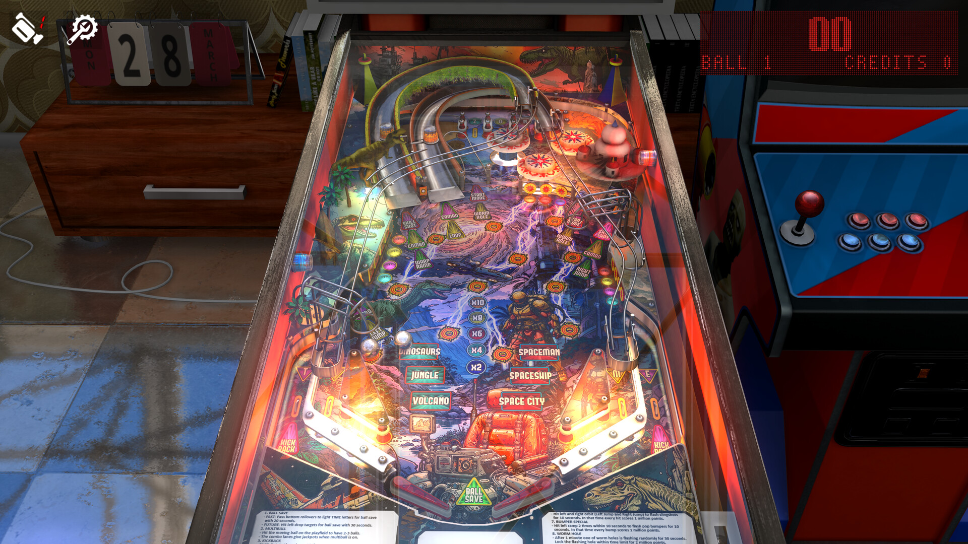 Zaccaria Pinball - Time Machine 2019 Table Featured Screenshot #1