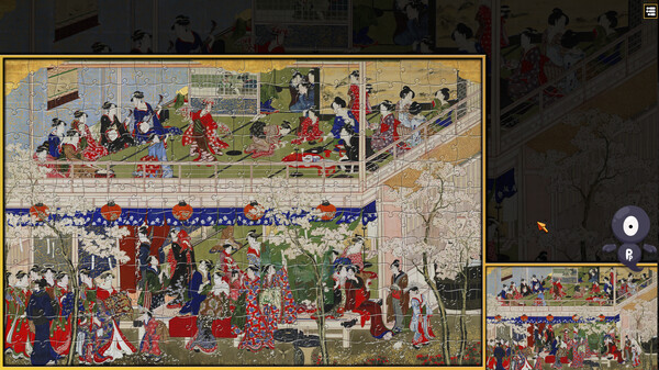 Скриншот из Pixel Puzzles 3: Ukiyo-e Jigsaws