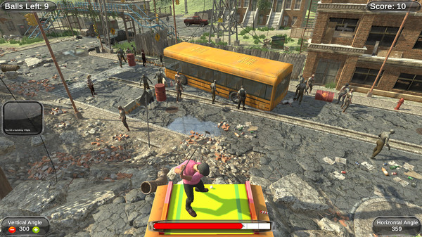 Screenshot z Zombie Golf