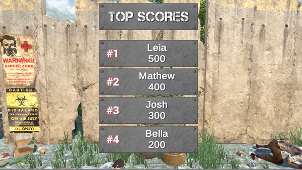 Screenshot z Zombie Golf