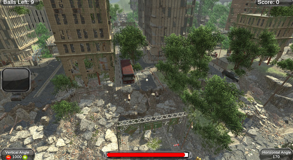 Screenshot z Zombie Golf