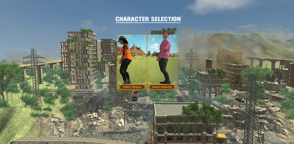 Screenshot z Zombie Golf