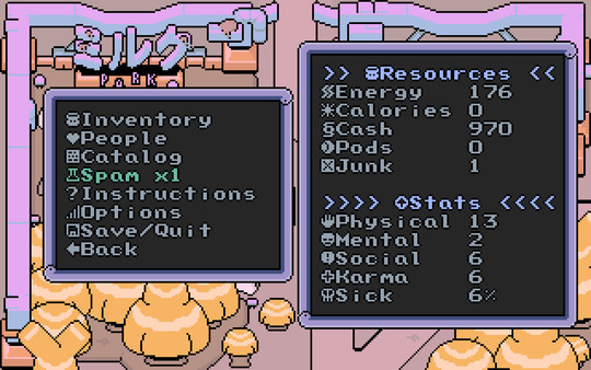 Screenshot z Alien Squatter