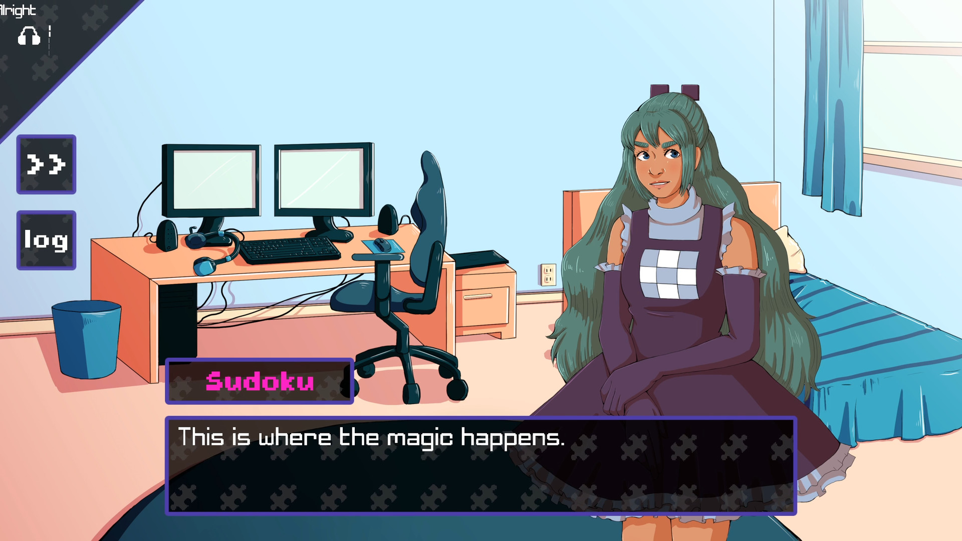 #6. Pixel Puzzle Makeout League (Steam) 由: Skymap Games