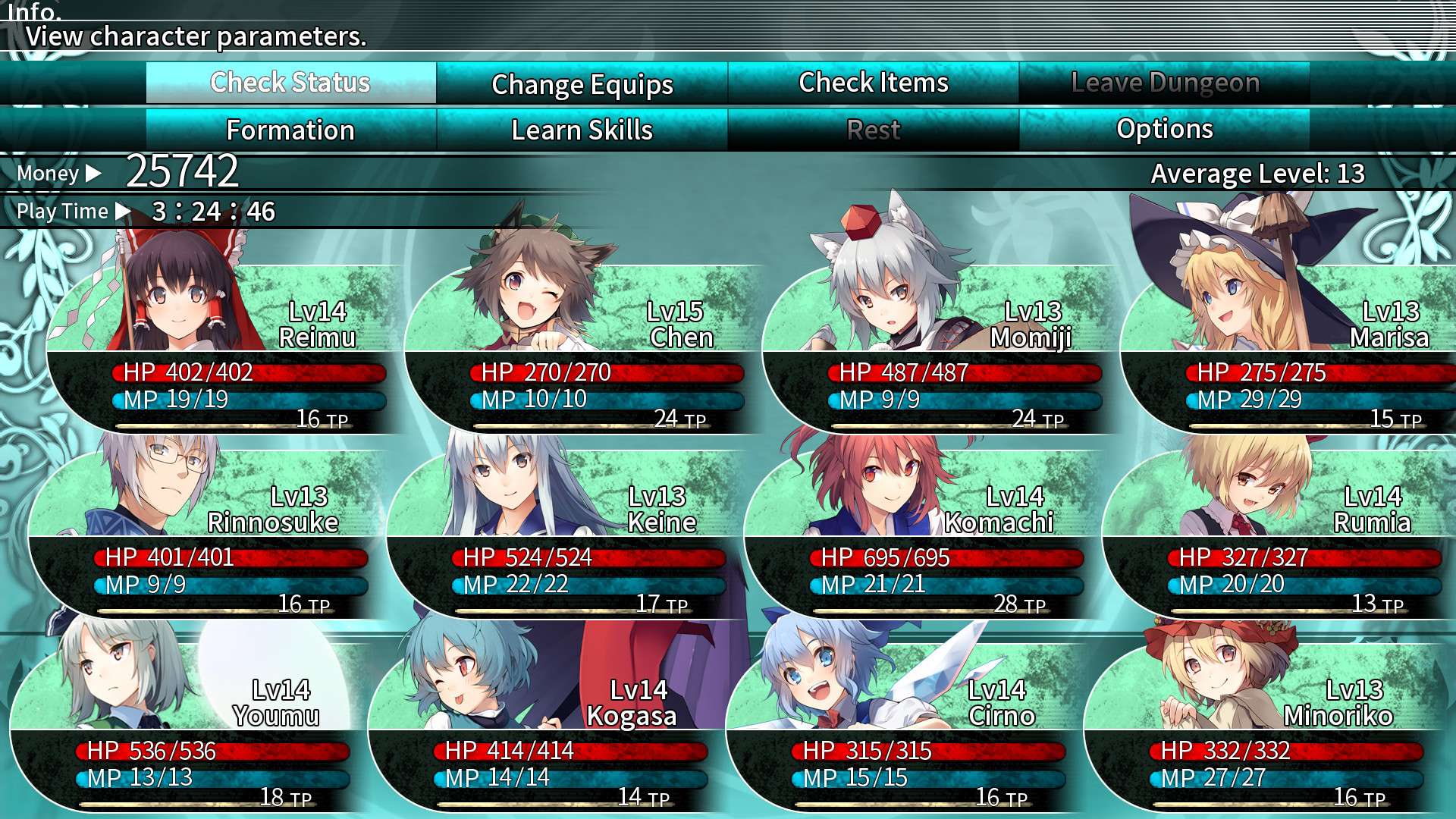 LABYRINTH OF TOUHOU — GENSOKYO AND THE HEAVEN-PIERCING TREE