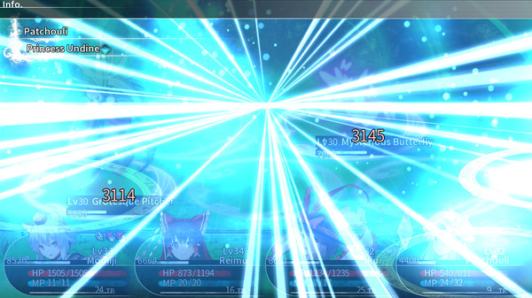 Screenshot z LABYRINTH OF TOUHOU - GENSOKYO AND THE HEAVEN-PIERCING TREE