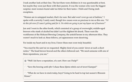 Screenshot z Samurai of Hyuga Book 4