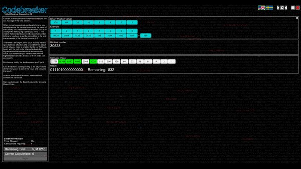 Screenshot z Codebreaker