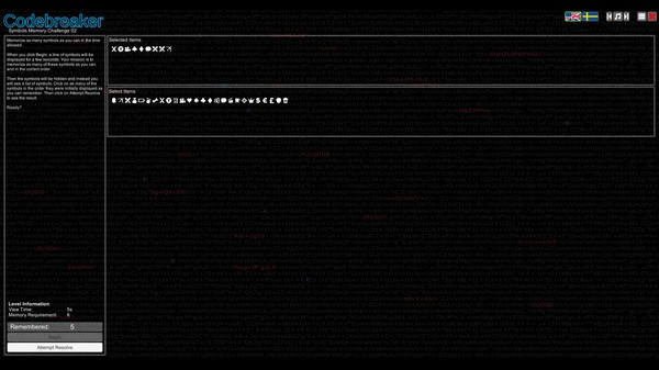 Screenshot z Codebreaker