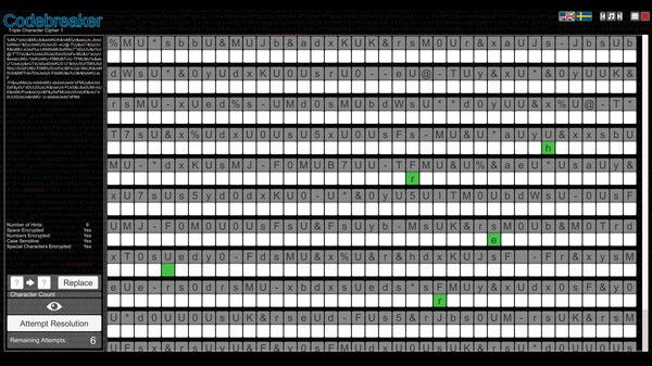 Screenshot z Codebreaker