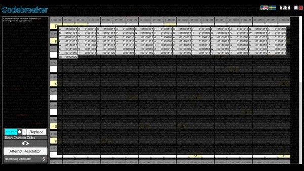 Screenshot z Codebreaker