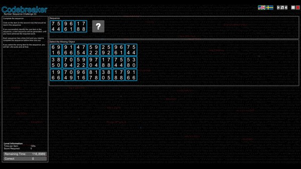 Screenshot z Codebreaker