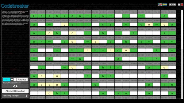 Screenshot z Codebreaker