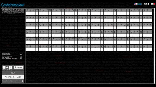 Screenshot z Codebreaker