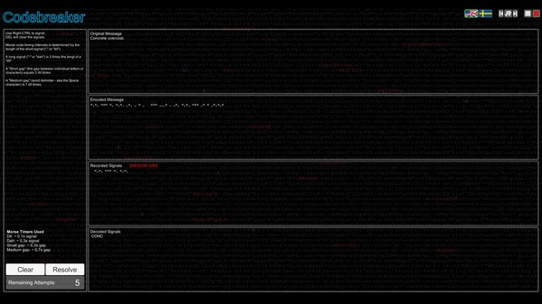 Screenshot z Codebreaker