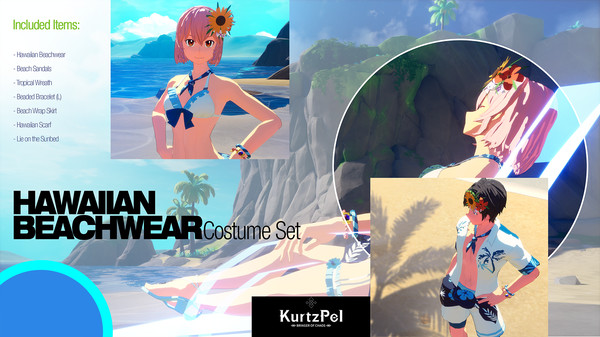 KurtzPel - Hawaiian Beachwear Costume Set