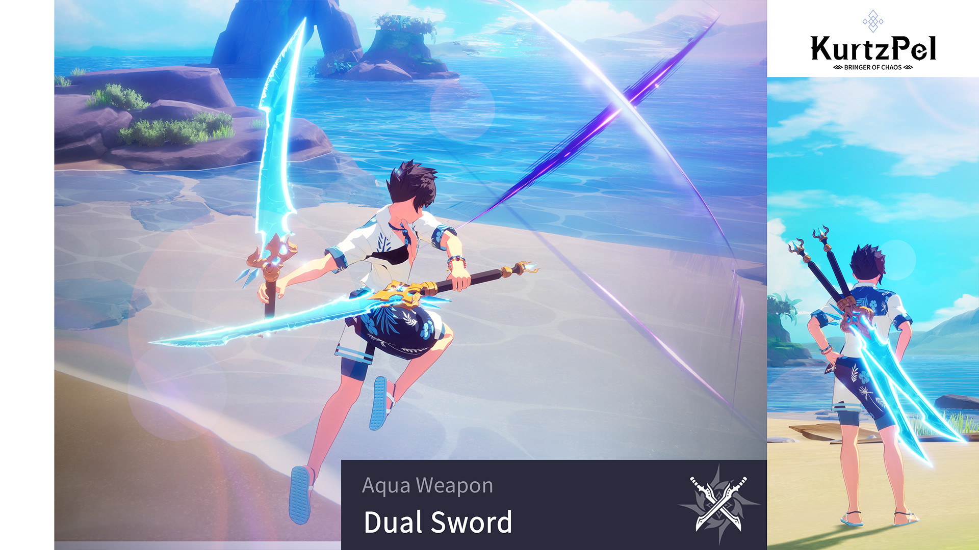 KurtzPel - Aqua Dual Sword Featured Screenshot #1