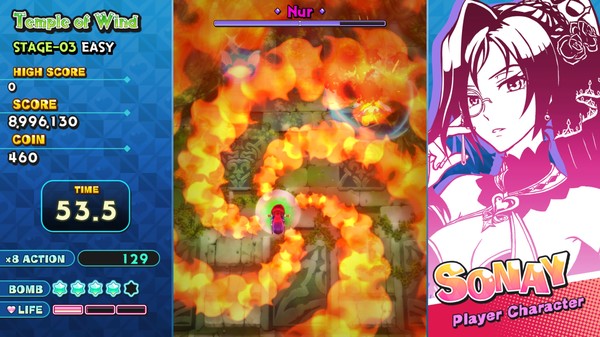 Screenshot z Sisters Royale: Five Sisters Under Fire