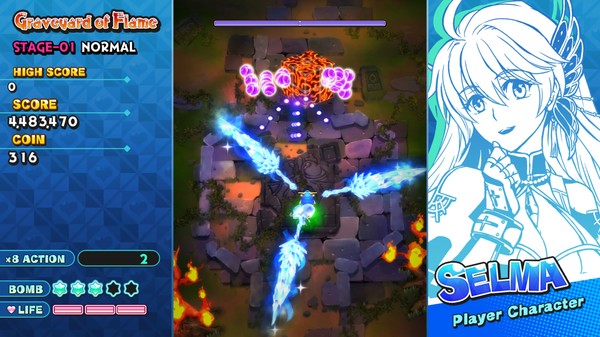 Screenshot z Sisters Royale: Five Sisters Under Fire