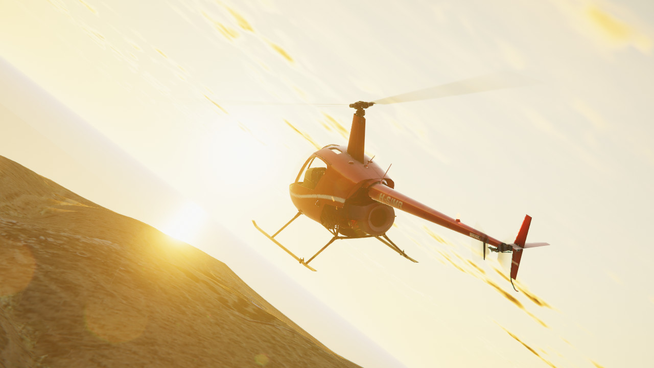 #5. Helicopter Simulator (Steam) Ved: Lines Studio