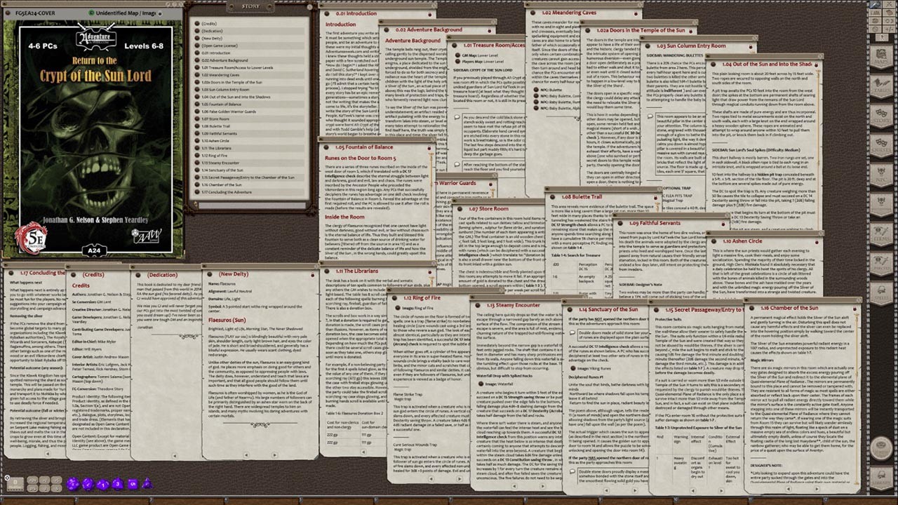 Fantasy Grounds - A24: Return to Crypt of the Sun Lord (5E) Featured Screenshot #1