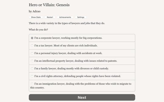 Hero or Villain: Genesis