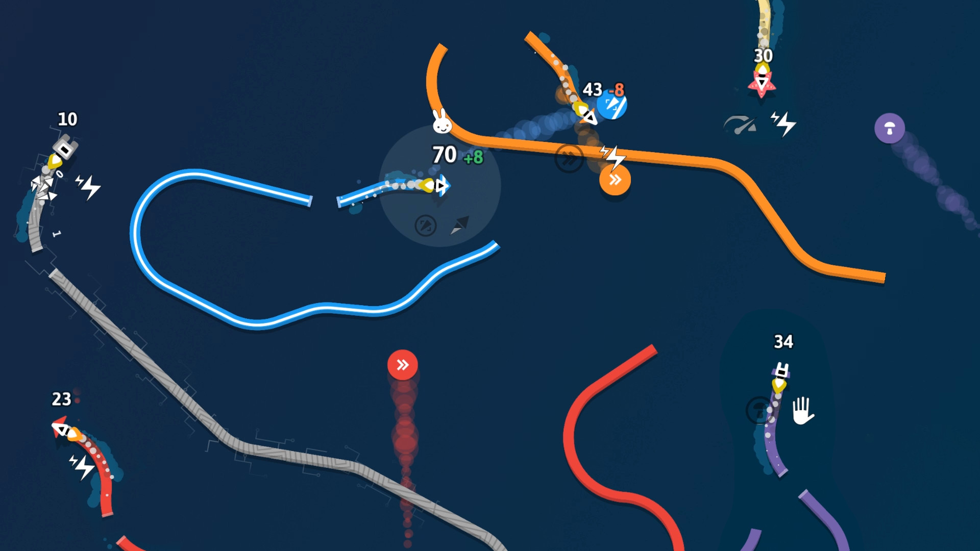 Screenshot 2 from Curve Fever