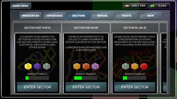 Screenshot z Hexadrift Screenshot z Hexadrift